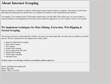 Tablet Screenshot of internetscraping.info